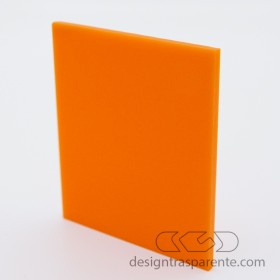 Lastra plexiglass arancione pieno acridite 797 su misura