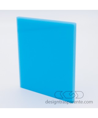 Lastra plexiglass celeste pieno 692 acridite su misura.