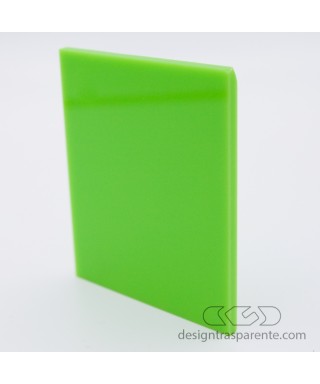 Lastra Plexiglass verde acido pieno 292 acridite su misura.
