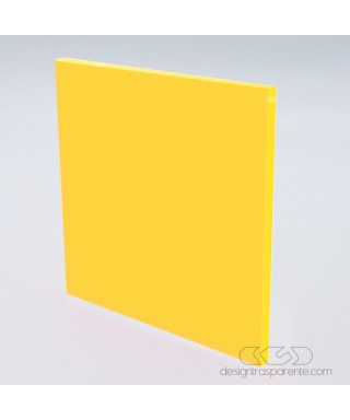 Plancha Metacrilato Amarillo Fluorescente 92705 láminas a medida.