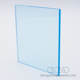 610 Transparent light blue Acrylic sheets and panels cm 150x100.