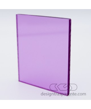 Plexiglass colorato lilla rosa trasparente acridite 412 cm 150x100.