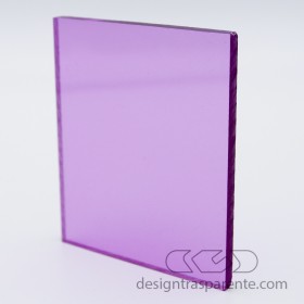 412 Transparent pink lilac Acrylic sheets and panels cm 150x100.