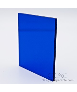 Plexiglass colorato blu trasparente cm 150x100 acridite 520.