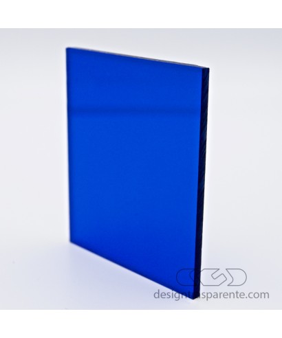 Plancha Metacrilato Azul Transparente láminas y paneles cm 150x100.