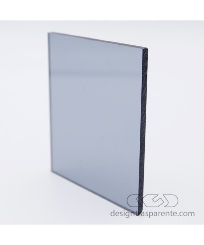 Plexiglass colorato fumè grigio trasparente 822 acridite cm 150x100