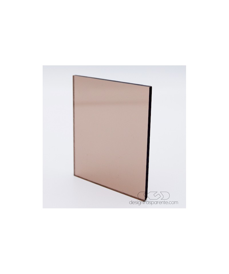 Plexiglass colorato fumè marrone trasparente 912 acridite cm 150x100