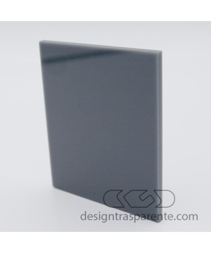 Plexiglass colorato grigio topo coprente acridite 890 cm 150x100