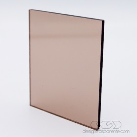 Plexiglass colorato marrone caramello diffusore acridit 932 cm 150x100