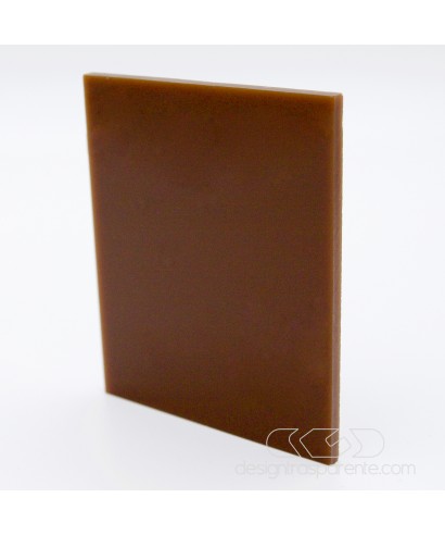 Plexiglass colorato marrone pieno acridite 851 cm 150x100