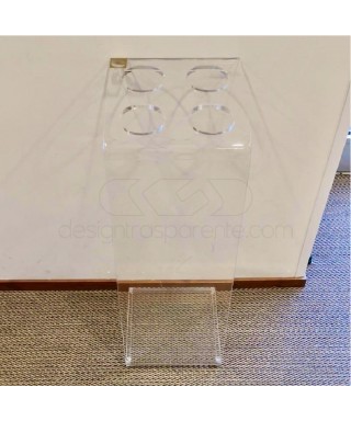 Minimal acrylic umbrella stand cm 25x25h70 transparent.