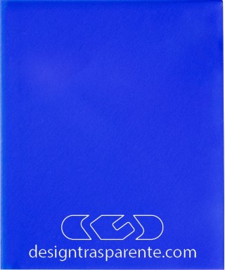 3 Lastre plexiglass blu trasparente taglio laser su misura