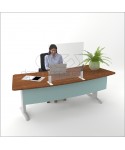 Parafiato Economico divisorio di protezione in plexiglass autoportante