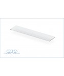 Estante de pared cm 80 de metacrilato transparente con borde brillante
