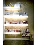 Luminous shelf cm 50 white plexiglass LED light.