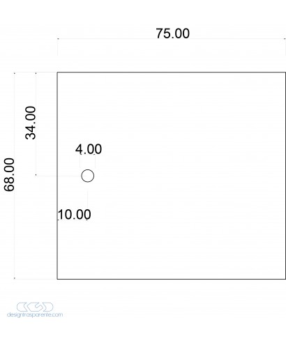 Pannelli in plexiglas grigio topo coprente taglio e fori su misura