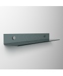 Wall shelf cm 65 transparent or colored acrylic no need brackets