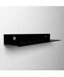 Wall shelf cm 75 transparent or colored acrylic no need brackets