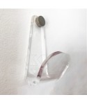 Gancio da bagno Hook appendiabiti da muro in plexiglass.