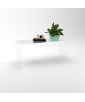 Acrylic coffee table cm 75 lucyte clear side table.