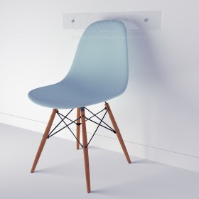 Chair rail cm 99 clear acrylic wall protector.