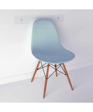 Chair rail cm 100 high thickness clear acrylic wall protector.