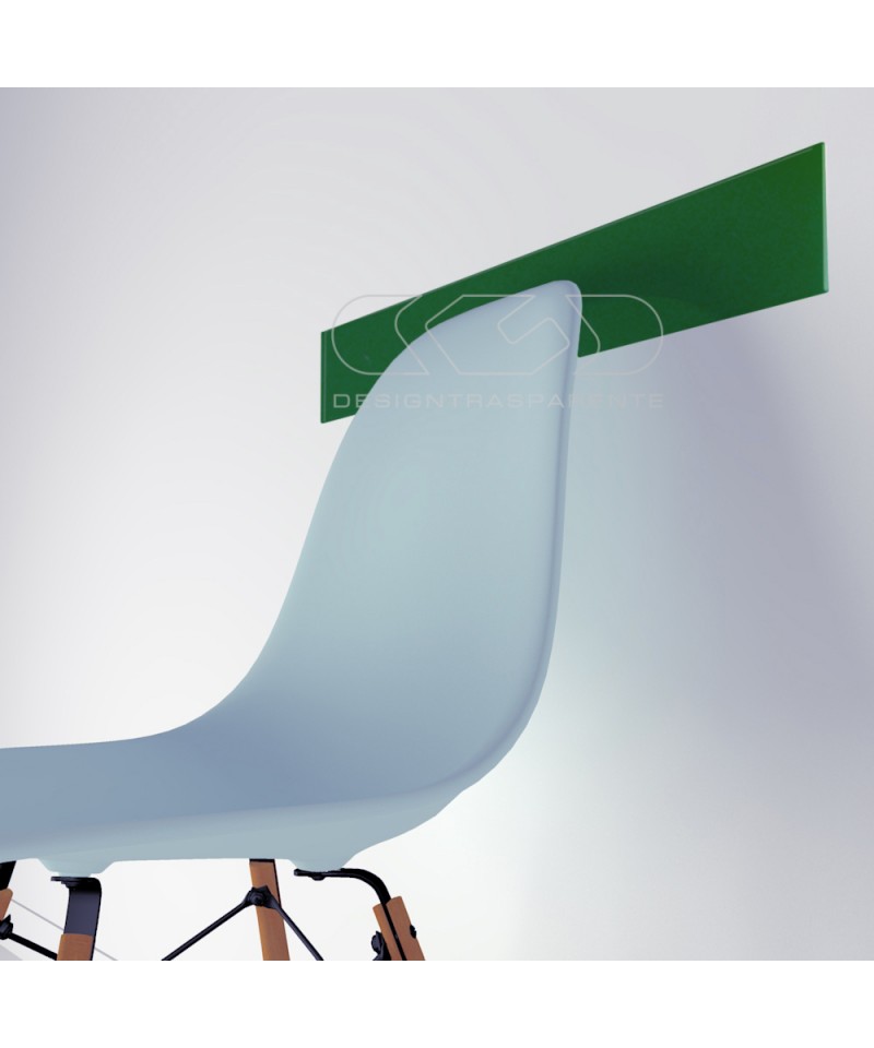 Forest green acrylic chair rail cm 99 wall protector