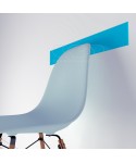 6 Sky-blue acrylic rail chair  thickness 3 mm
