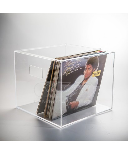 Portadischi In Plexiglass Per Vinili - Extralarge, Trasparente, Made In Italy - Foto 8