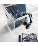 Transparent acrylic LP storage box for vinyl records
