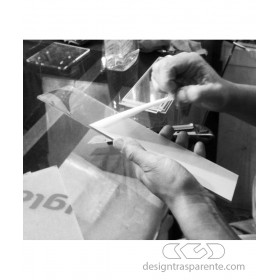 DIY Kit cm 75X60 display case custom acrylic sheets and glue.