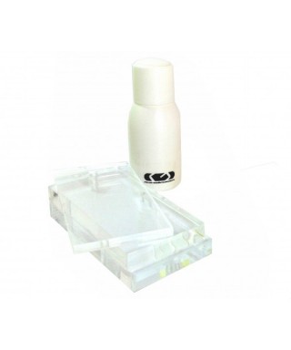 60x40h70 - Lastre in plexiglass trasparente su misura, colla per plexiglass, teca fai da te