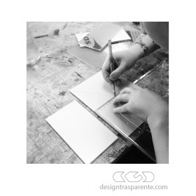 Kit de paneles 90x50cm para vitrinas metacrilato a medida y pegamento.