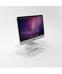 45x40 clear acrylic monitor rise stand.