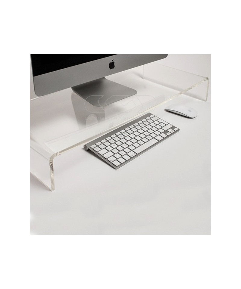 60x40 clear acrylic monitor rise stand