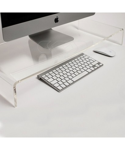 55x30 clear acrylic monitor rise stand