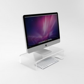 80x50 clear acrylic monitor rise stand.