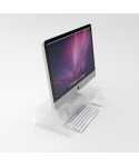 100x30 clear acrylic monitor rise stand.