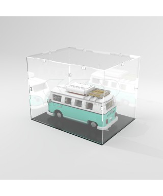 Economic 20x15 transparent acrylic showcase to assemble