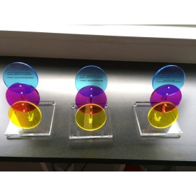 4 Trofei in plexiglass su misura con personalizzazione LEGRAMANDI