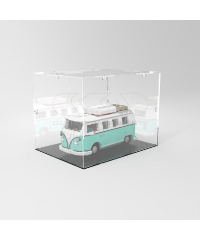Economic 40x30 transparent acrylic showcase to assemble