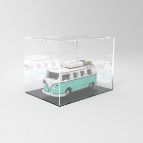 Economic 40x30 transparent acrylic showcase to assemble