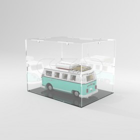 Vitrina de 50x20 económica de metacrilato transparente para montar.