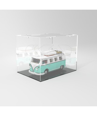 Economic 45x15 transparent acrylic showcase to assemble.