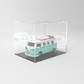 Economic 45x15 transparent acrylic showcase to assemble.