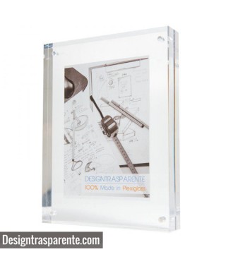 30 Cornici SU MISURA da tavolo cm 10x12 portafoto in plexiglass