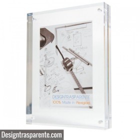 30 Cornici SU MISURA da tavolo cm 10x12 portafoto in plexiglass