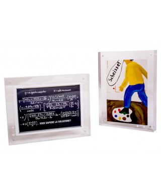 30 Cornici SU MISURA da tavolo cm 10x12 portafoto in plexiglass