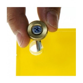 Estantería cm L35 metacrilato transparente de alto espesor para libros