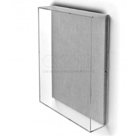 Canvas and paintings 50 cm protection box frame acrylic display case.